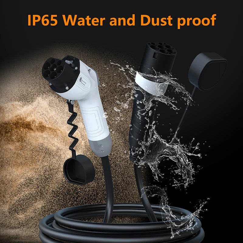 feyree EV Charger GB/T Female Car side to type2 Male Plug 16A 3.5KW 32A 7KW Charging Cable 5m 11KW 22KW 3Phase for Electric Car