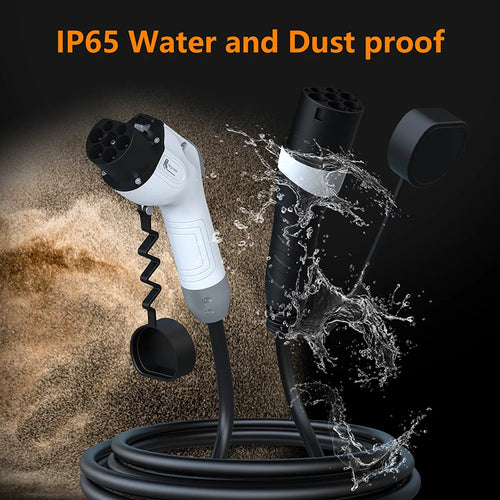 feyree EV Charger GB/T Female Car side to type2 Male Plug 16A 3.5KW 32A 7KW Charging Cable 5m 11KW 22KW 3Phase for Electric Car