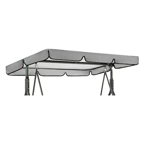 3-Seat Garden Patio Hanging Chair Cover Waterproof Sun Protection Swing Dust Cover Outdoor Sunshade Swing Cover Set