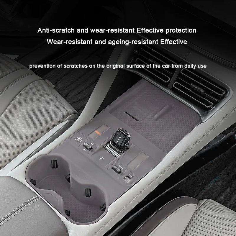 For BYD Song Plus 2025 Car Silicone Protective Central Control Panel Armrest Box Pad Scratch-resistant And Abrasion-resistant