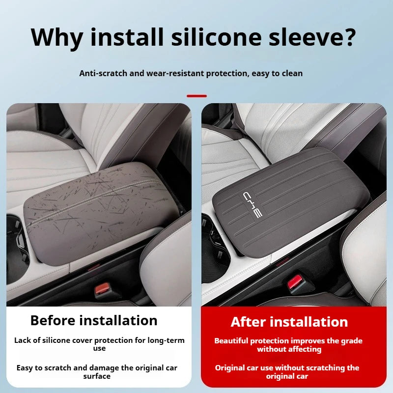 For BYD Song Plus DMI Seal U Sealion 6 Car Armrest Box Protection Cover Car Interior Accessories Durable anti-scratch pad