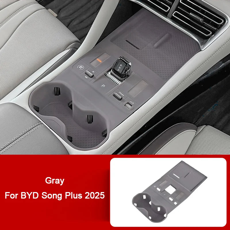 For BYD Song Plus 2025 Car Silicone Protective Central Control Panel Armrest Box Pad Scratch-resistant And Abrasion-resistant
