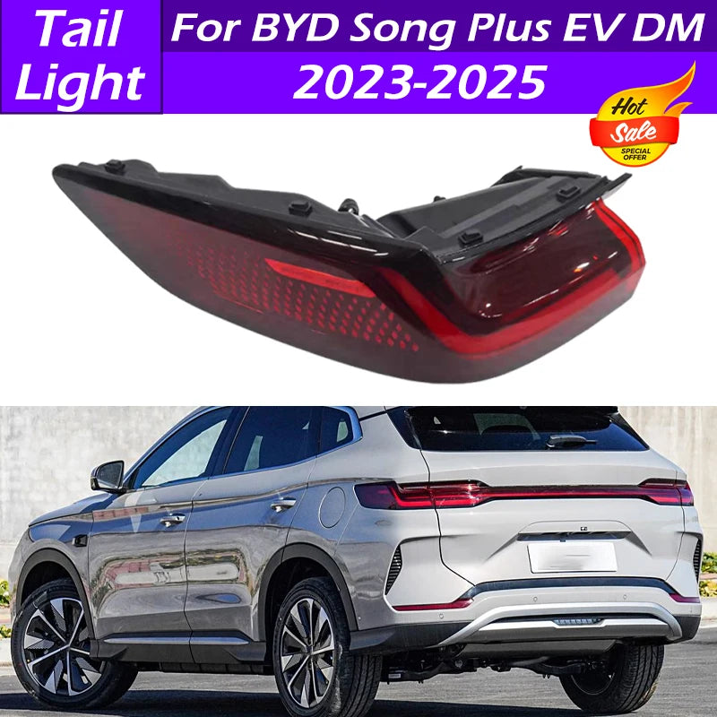 Tail Light For BYD Song Plus EV DM 2023-2025 Reversing Warning Light Brake Signal Light Turn Signal Light Tail Lamp Assembly