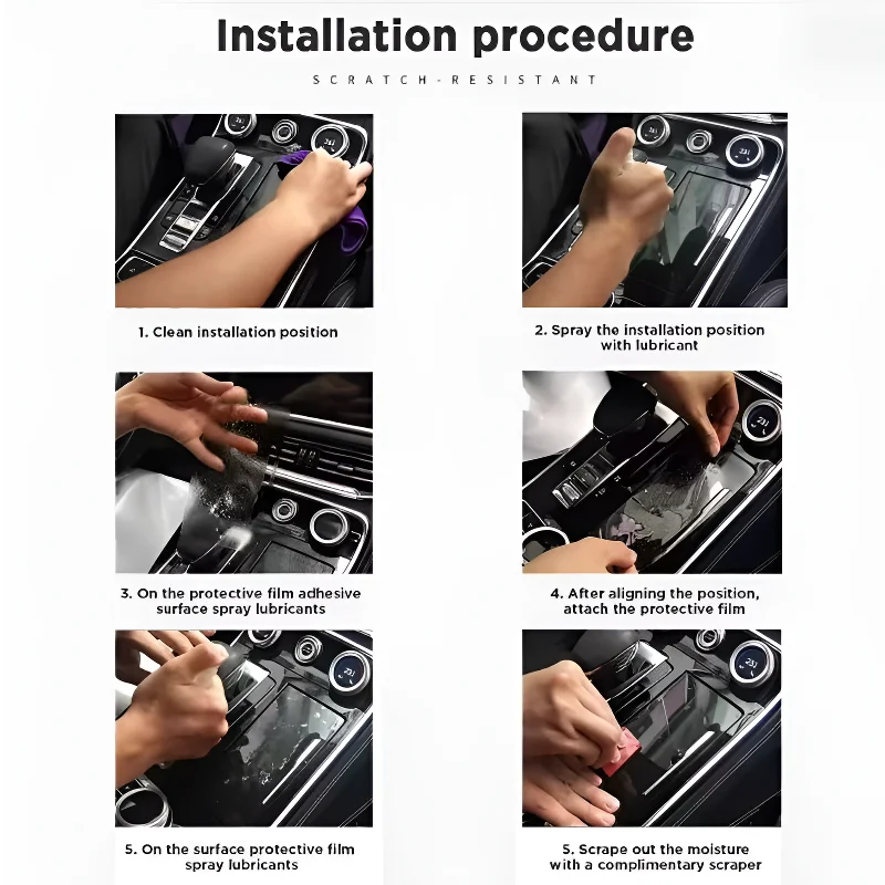 For BYD Sea Lion07 24-25 interior protection Dashboard Multimedia Navigation Transparent Scratch-Resistant Film Modification